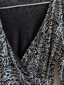 Black Wrap Type Top