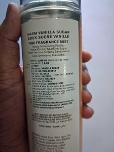 Warm Vanilla Sugar Body Mist