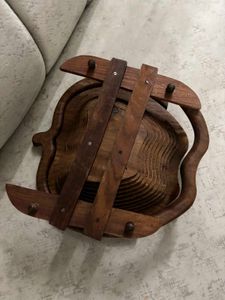 Vintage wooden Fruit Basket