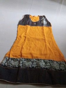 Vintage Mustard Yellow Dress
