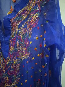 Blue Chikankari Kurta