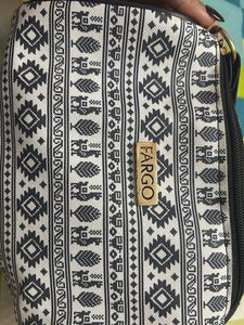 Fargo Patterned Pouch