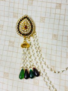 Indian Bridal Saari Pin with Hanging Clip