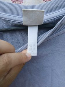 H&amp;M Oversized Lavender Crewneck