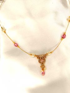 Elegant Green Stone Necklace