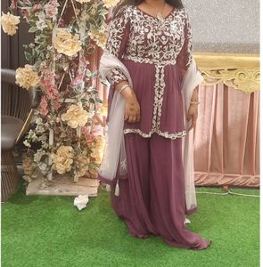 Heavy Peplum Party Wear Suit Set