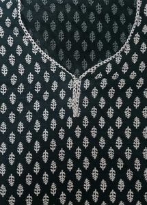 Black &amp; White Mini Kurti