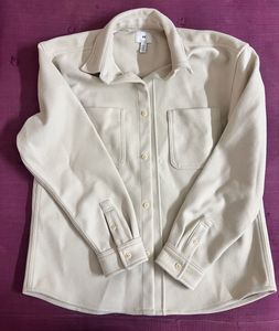 H&M White Regular Overshirt