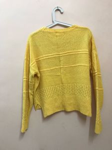 Yellow Knit Sweater