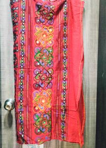 Women&#39;s Red Traditional Dupatta