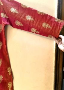 GOTA-PATTI CHANDERI COTTON KURTA SET