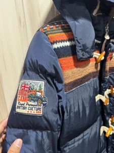 Enquired British Culture Down Feather Jacket