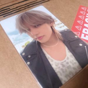 official taehyung (v) layover photocard