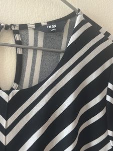 Max Branded Party Wear Black Dress