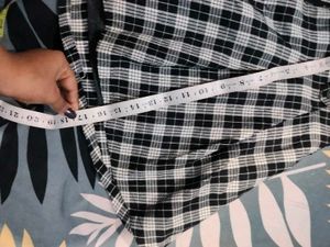 Checked Skort (Skirt With Attached Shorts)