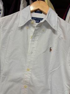 Ralph Lauren 🐎White Oxford Shirt
