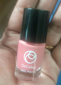 On Colour Nail Polish Peach Pink Shade