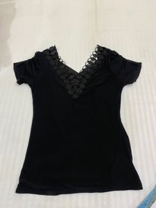 Dreamy Black Stretchy Top Bust 32/34