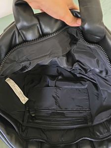 Faux Leather Padded Handbag