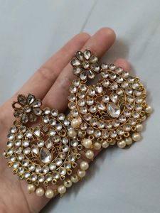 Statement Kundan Earrings