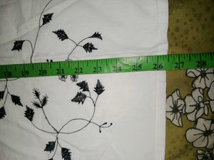 Embroidered White Co-ord Set