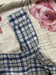 OshKosh Boys Plaid Shirt Romper