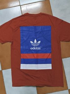 New Orange Adidas Tshirt. Size &#39;M&#39;