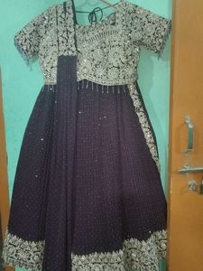Elegant Purple Lehenga
