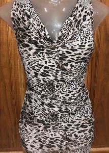 Leopard Print Mini Dress