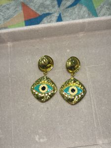 Evil Eye Dangle Earrings new