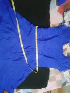 M🦚print Jacket with Blue Anarkali Suit. 1) Read.