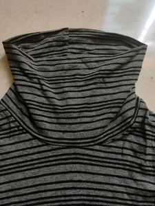 High Neck Crop Top