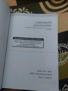 Corporate Accounting Book