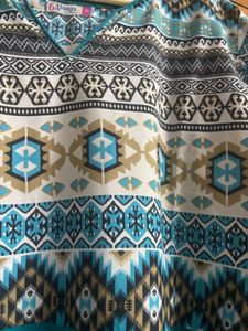Laser Printed Anarkali Kurta
