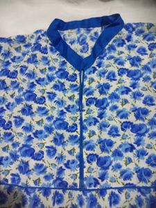 Floral Zip-Up Lounger