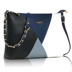 Exotic Colorblock Shoulder Bag