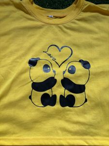 Cute Panda Graphic Tee