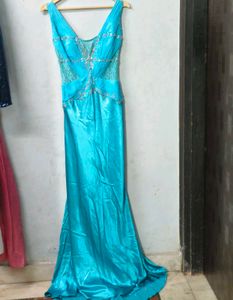 Elegant Blue Evening Gown single pics 900