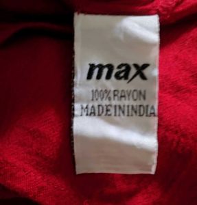 Dark Red Max top/tunic