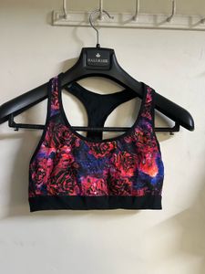 Floral Print Sports Bra