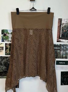 Y2K net skirt