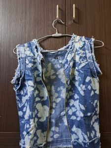 Denim Vest - Unique Design