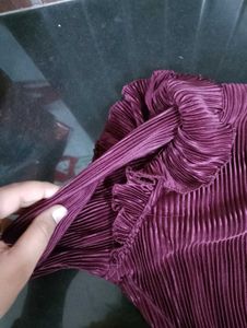 Elegant Pleated Midi Dress🎀🤌