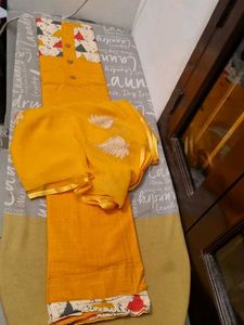 Mustard Yellow Cotton Suit