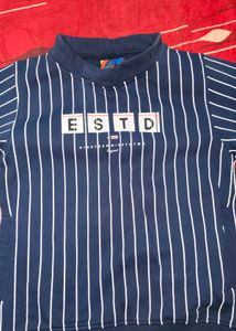Striped ESTD Sweatshirt