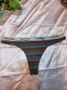 Calvin Klein Striped Thong💥
