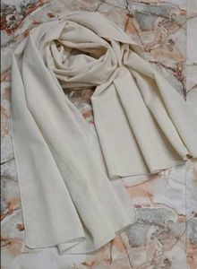 Elegant Cream Scarf
