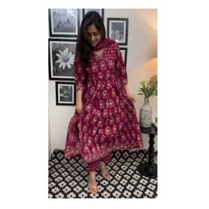 _New anarkali Angrakha kurta set with new style