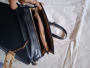 Black Quilted Crossbody Bag