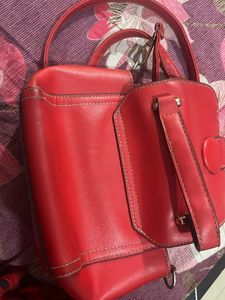 Red Sling Purse
